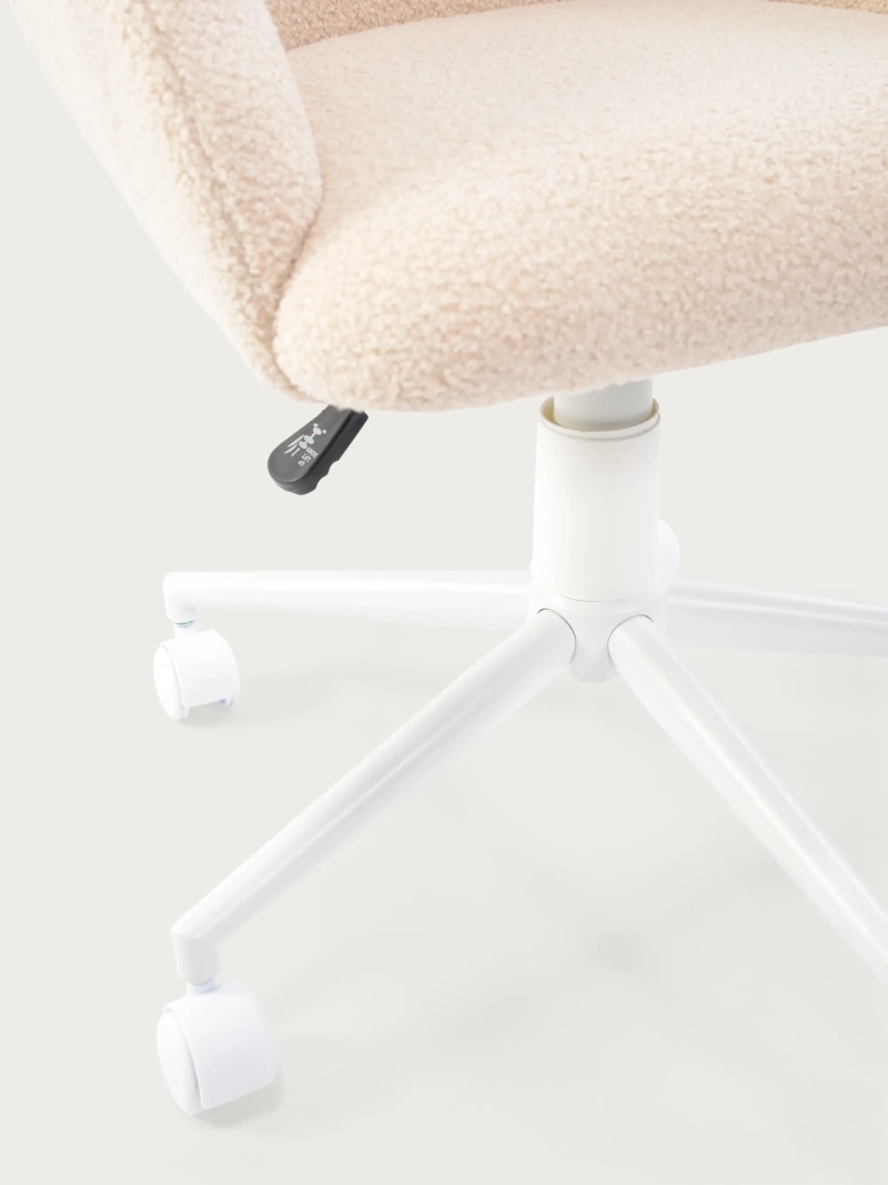 Minimalistisk kontorsstol i sammetstyg - Notorius NEST DREAM - 6
