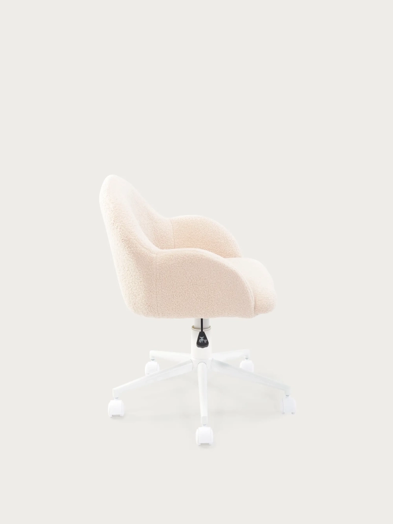 Minimalistische bureaustoel in fluwelen stof - Notorius NEST DREAM - 1