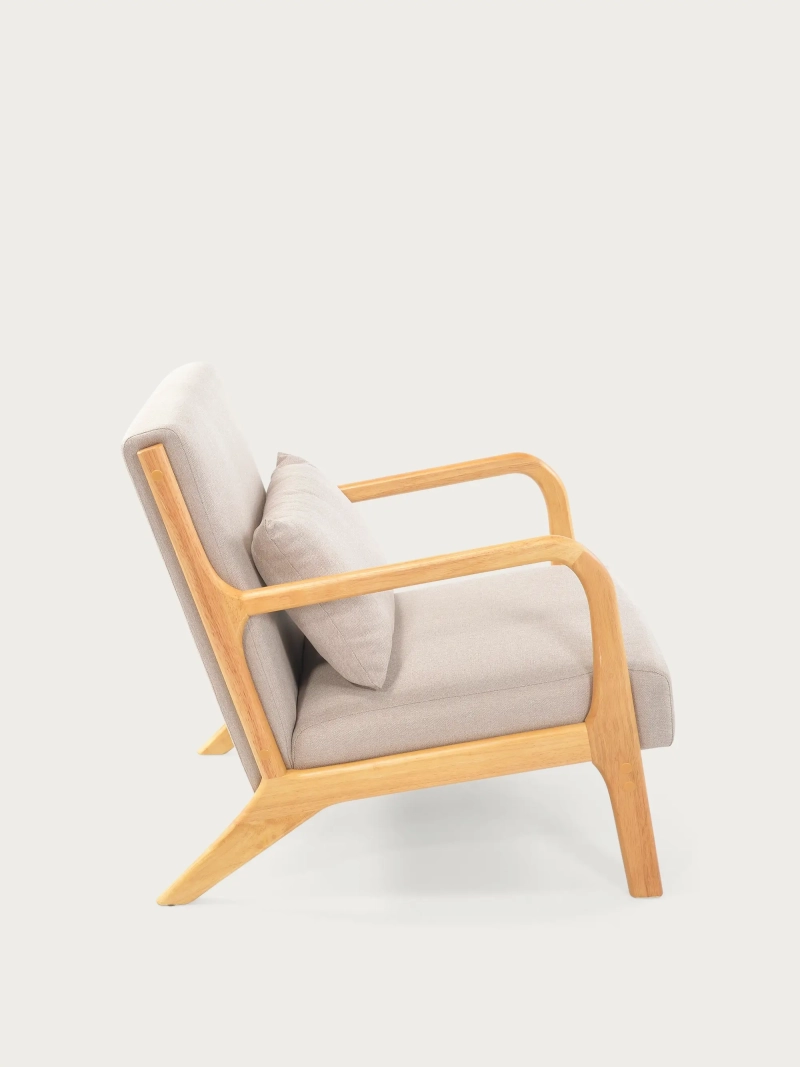 Sillón nórdico Colmar con cojín lumbar | Nest Dream