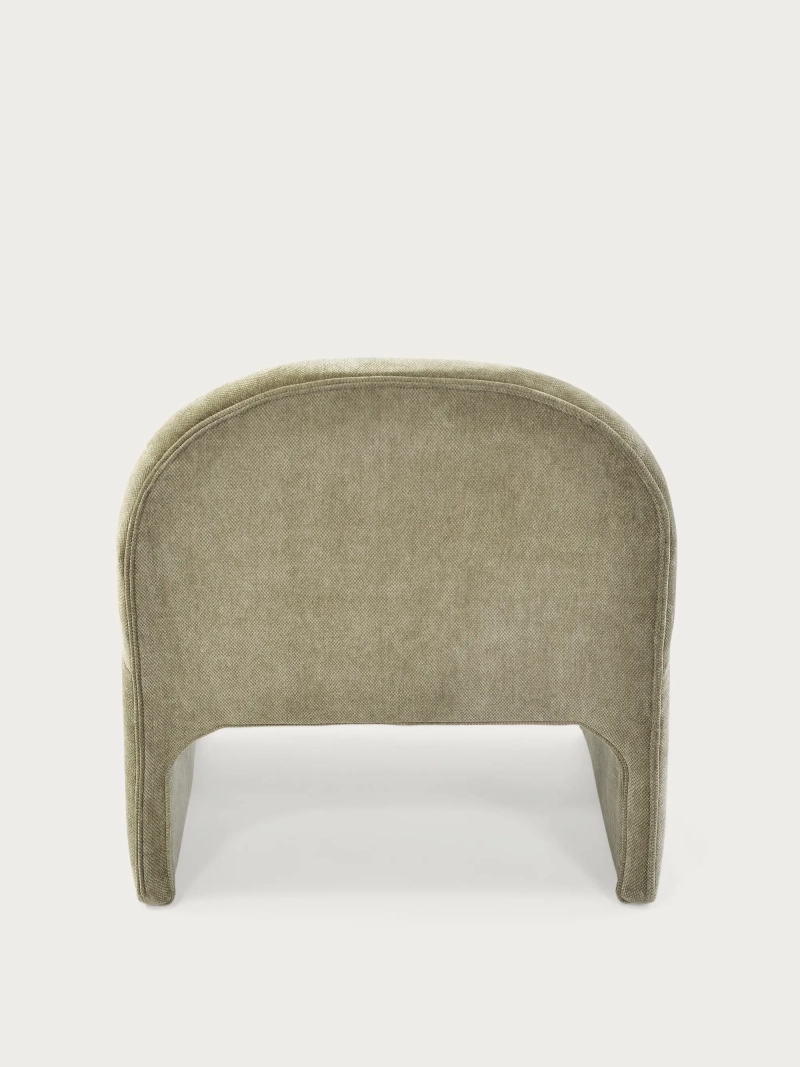 Basel fotoliu de design tapițat, stil minimalist și confortabil