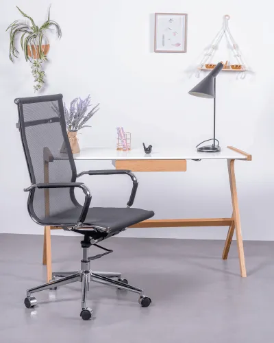 Chaise de bureau à dossier haut en maille respirante | Nest Dream