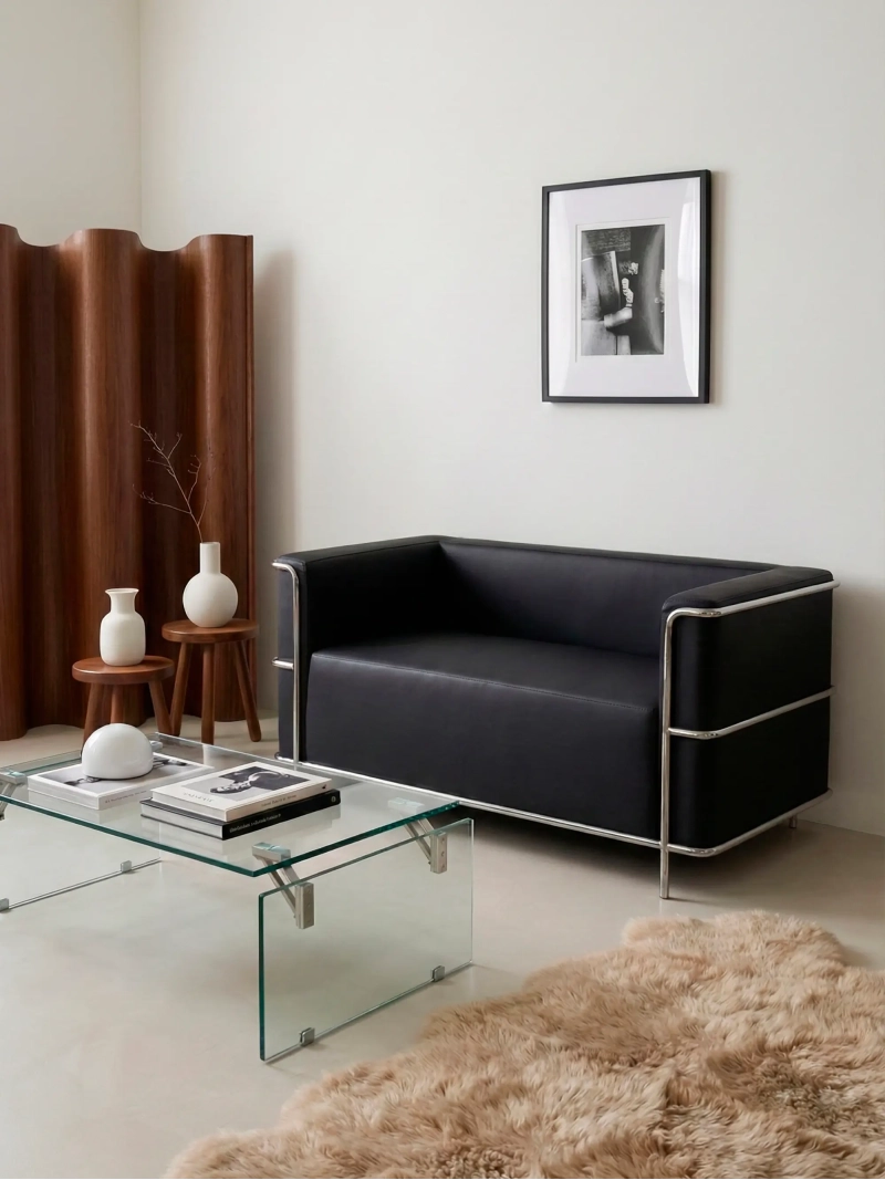 2-miestna pohovka z ekokože s rámom z nehrdzavejúcej ocele - Torino NEST DREAM - 1