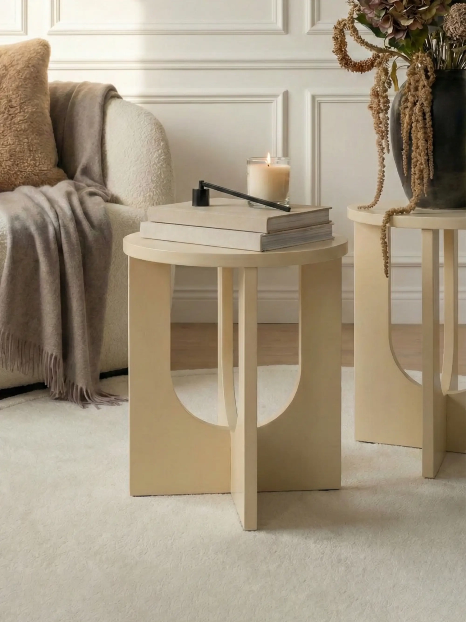 Wooden side table (40cmØ) - Flop NEST DREAM - 1