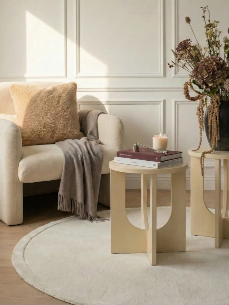 Table d'appoint en bois (40cmØ) - Flop NEST DREAM - 1