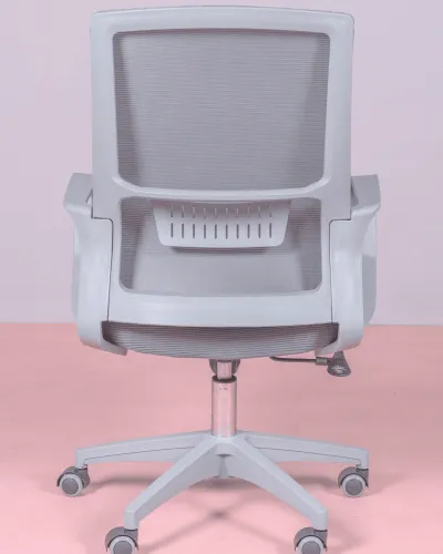 Sedia da ufficio ergonomica con ruote in grigio | 5 anni di garanzia