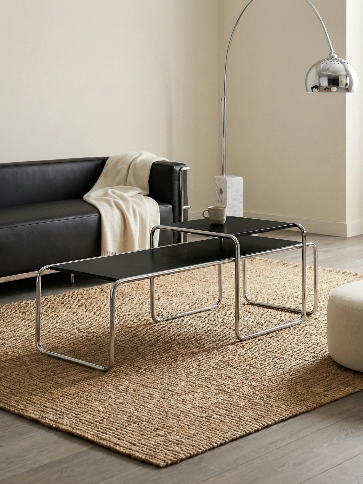 Modern design dohányzó- és asztalka szett - Torino NEST DREAM - 1