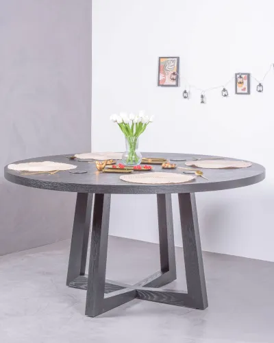 Mesa de jantar Soho 150cm em freixo natural | Frete grátis e garantia de 5 anos