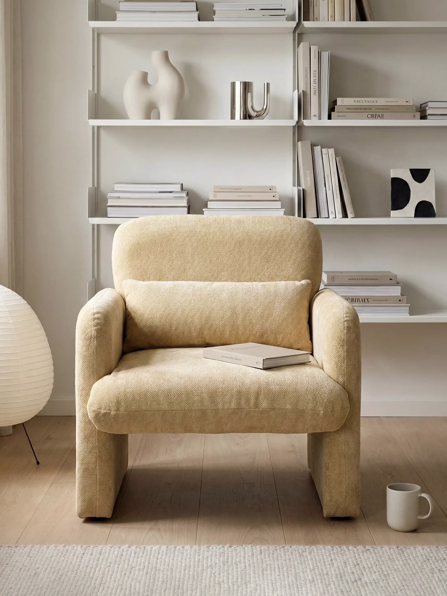 Minimalista design kárpitozott fotel - Bristol NEST DREAM - 1