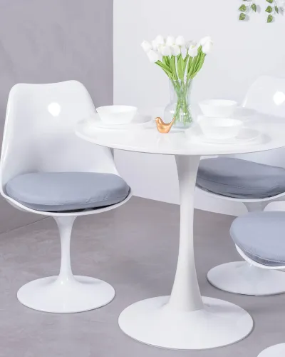 Mesa Tulip de comedor en 80cm económica | 5 años de garantía