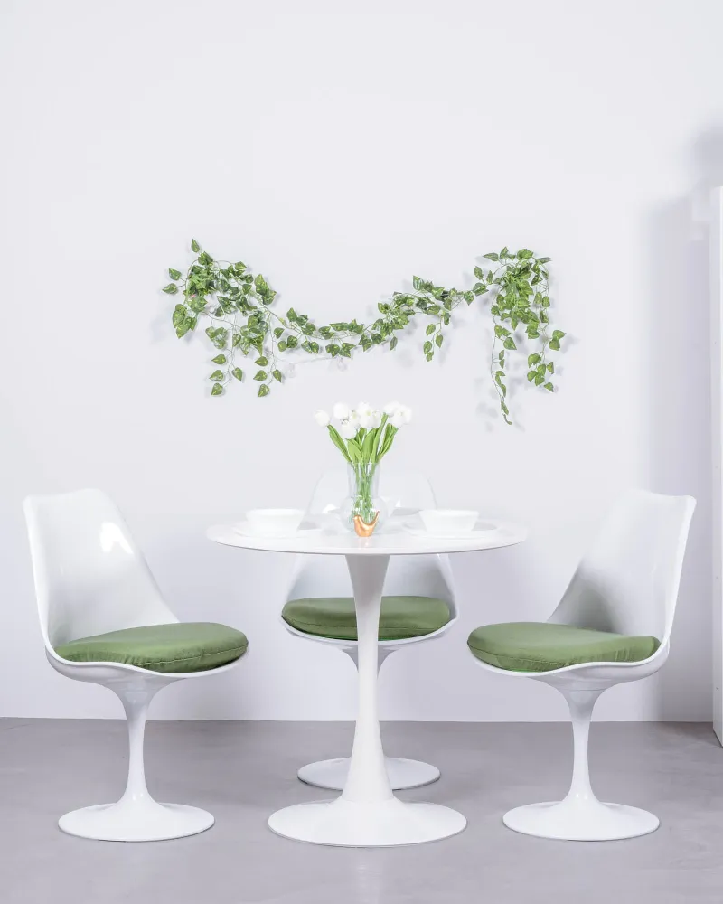 Table à manger Tulip en 80cm économique | 5 ans de garantie