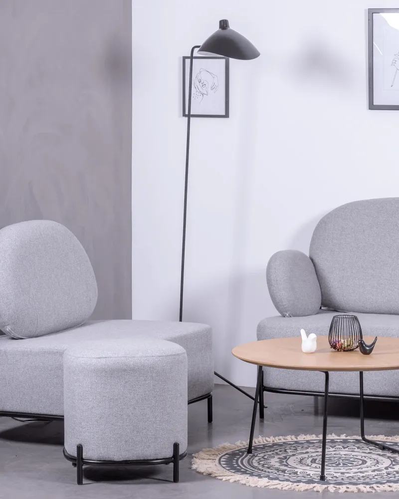 Canapea 1 loc cu design minimalist și cotiere - Colecția Clair Nest Dream