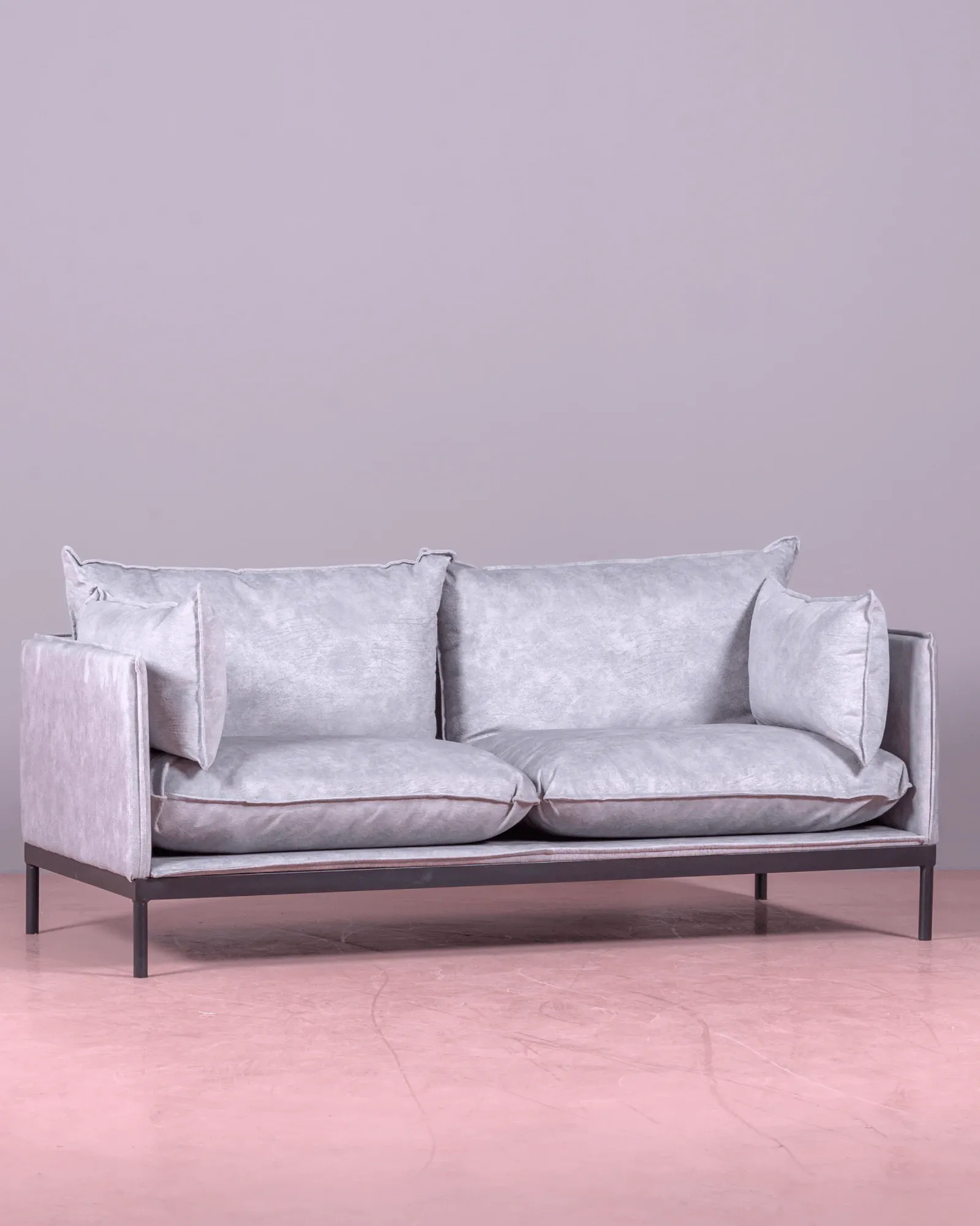 Skyline 2-seater sofa in polyester- Free shipping | Nest Dream