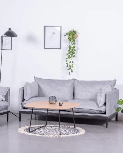 Skyline 2-seater sofa in polyester- Free shipping | Nest Dream