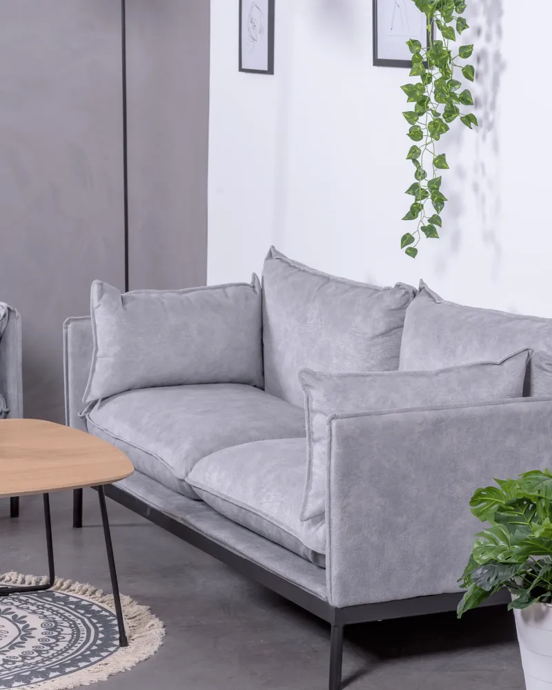 Skyline 2-seater sofa in polyester- Free shipping | Nest Dream