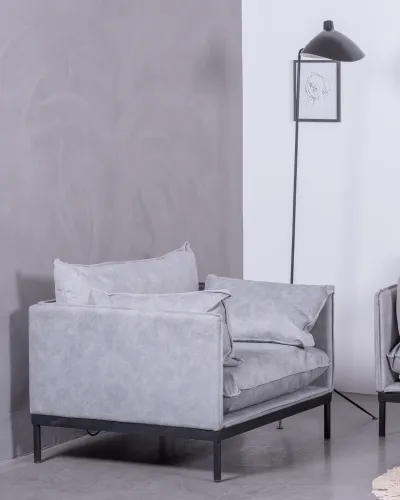 Skyline-Sofa mit Polyesterbezug | Zeitgenössischer Stil | Kostenloser Versand