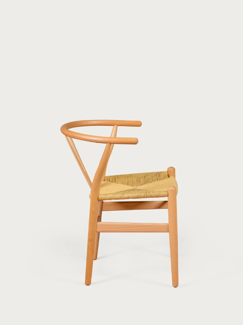 Scaun scandinav din lemn de fag natural și frânghie ecologică - Wish NEST DREAM - 1