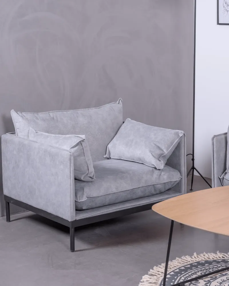 Skyline soffa klädd i polyester - modern stil - gratis frakt