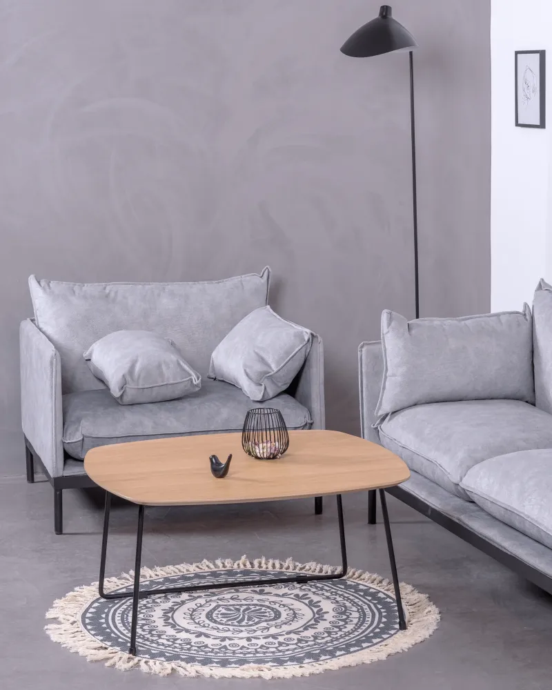 Skyline-Sofa mit Polyesterbezug | Zeitgenössischer Stil | Kostenloser Versand