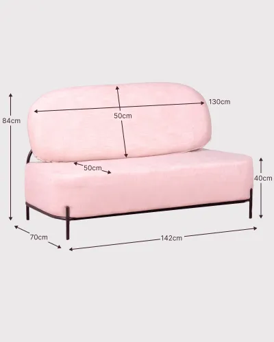 Clair Loveseat Canapea în diverse culori | Livrare gratuită | Livrare gratuită Nest Dream