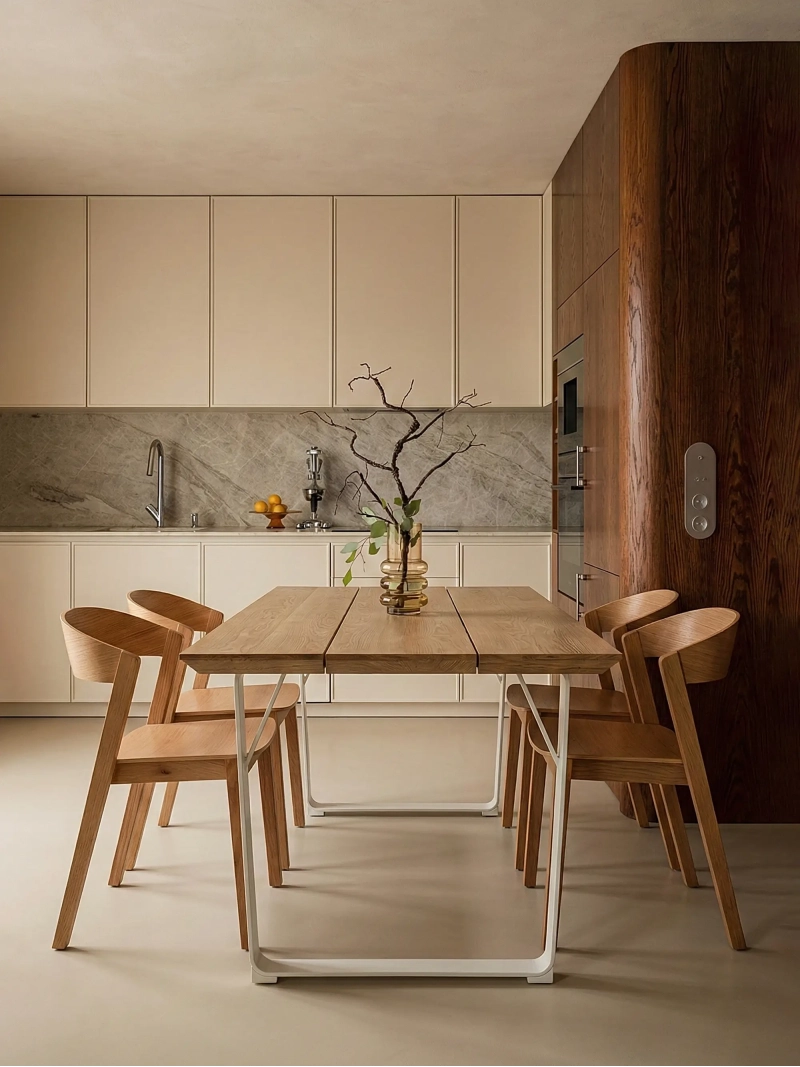 Nordic chair in natural oak wood - Soho NEST DREAM - 10