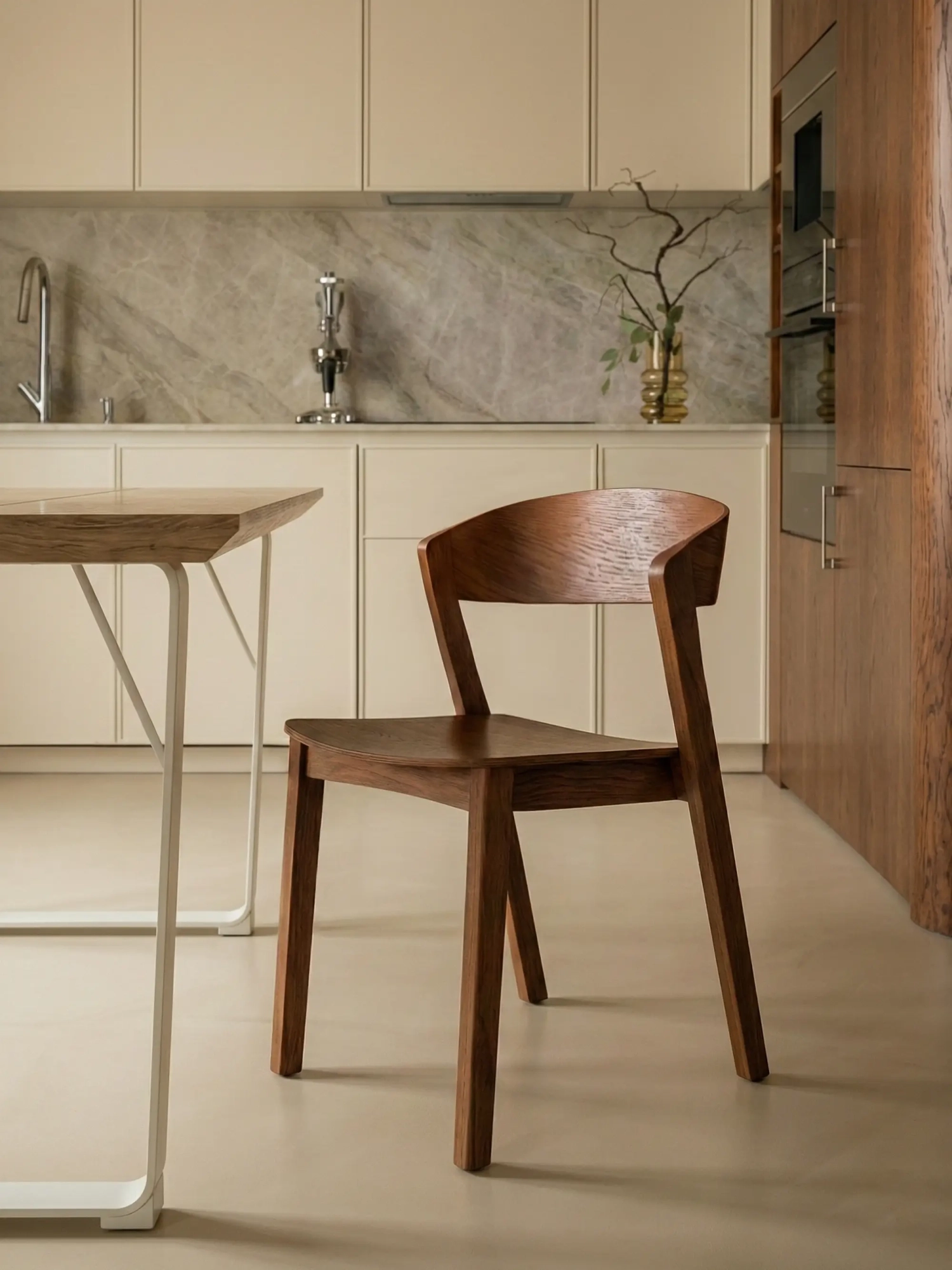 Nordic scaun din lemn de stejar natural - Soho NEST DREAM - 25