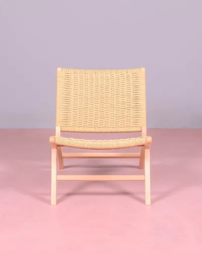 Scandinavian armchair in beech wood | Free shipping and return