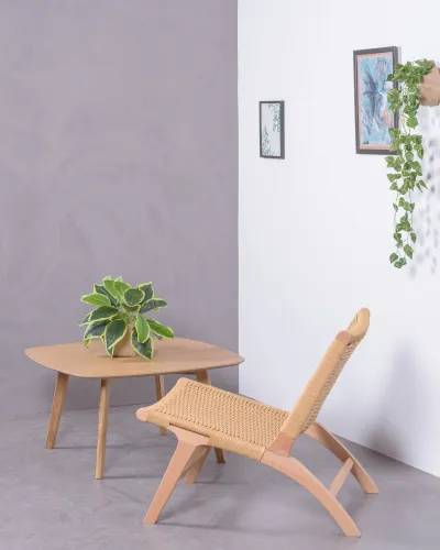 Sillón escandinavo en madera de haya | Envío y devolución gratis