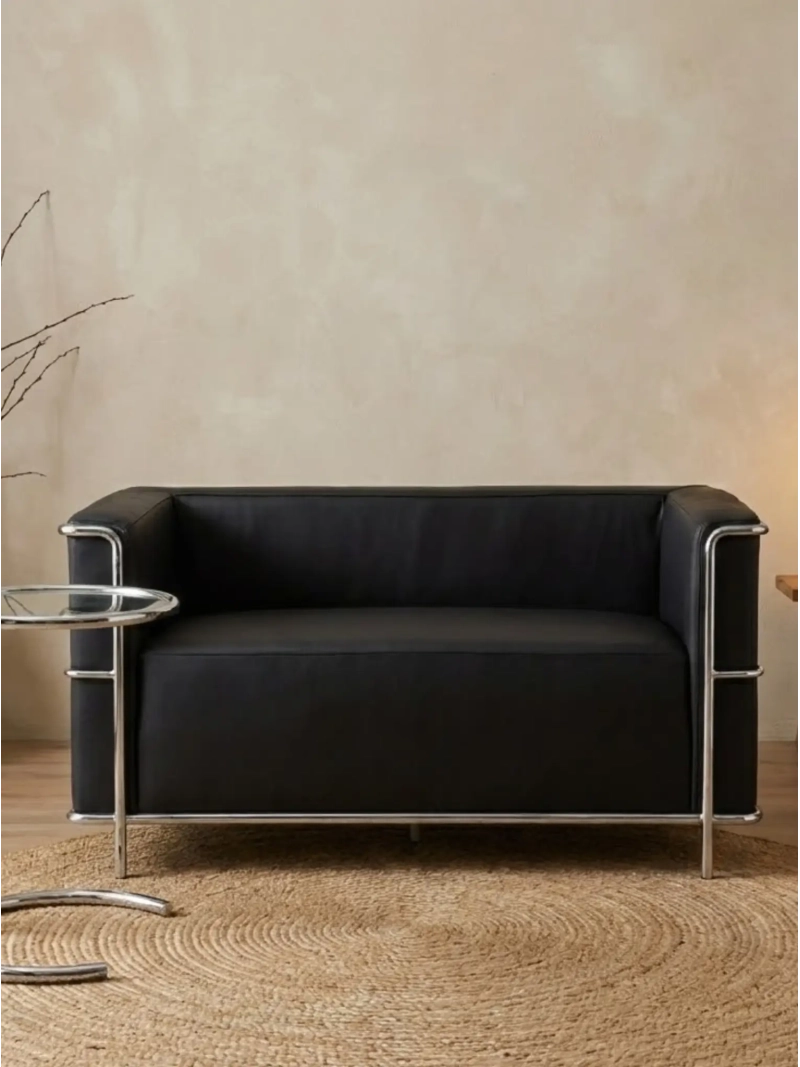 sofá de 2 lugares em pele italiana e design vanguardista - Torino NEST DREAM - 1