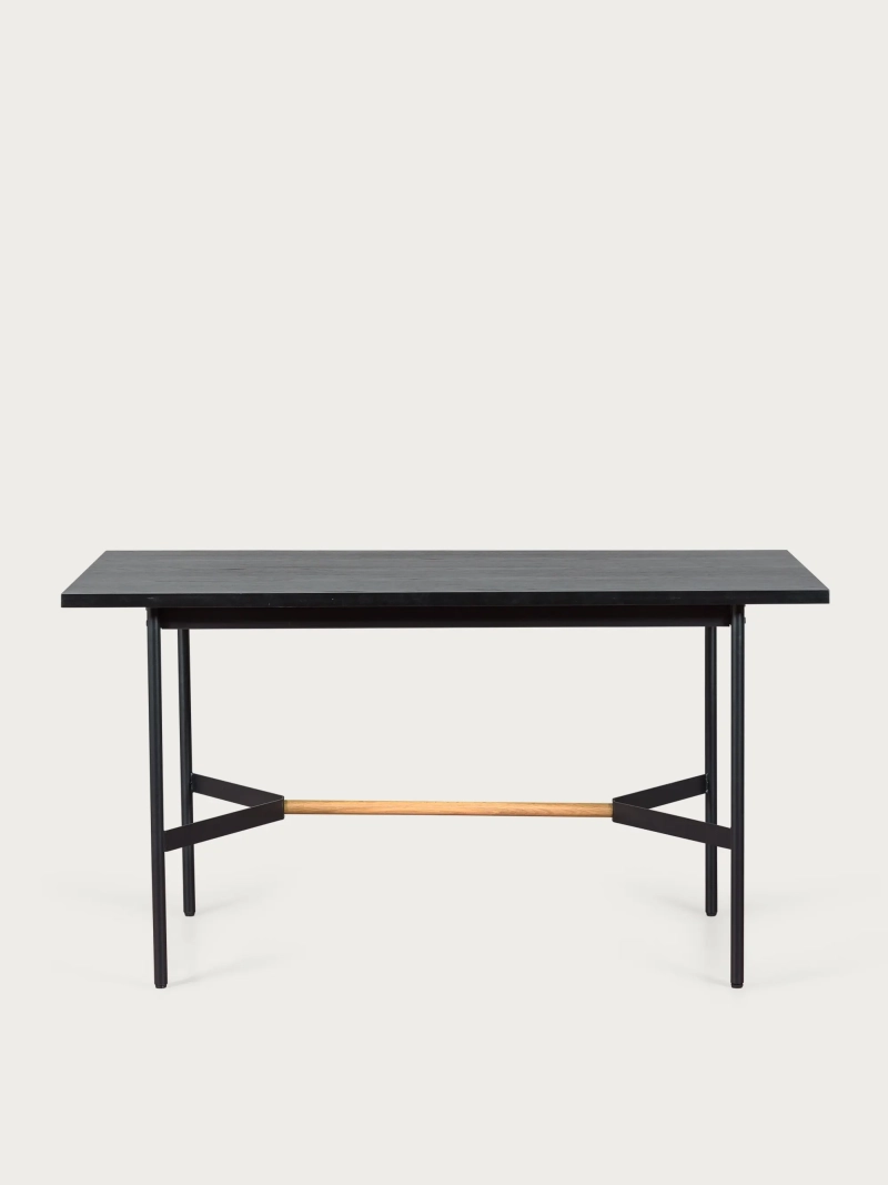 Mesa de comedor rectangular de roble (140x80) - Blackstorm NEST DREAM - 1