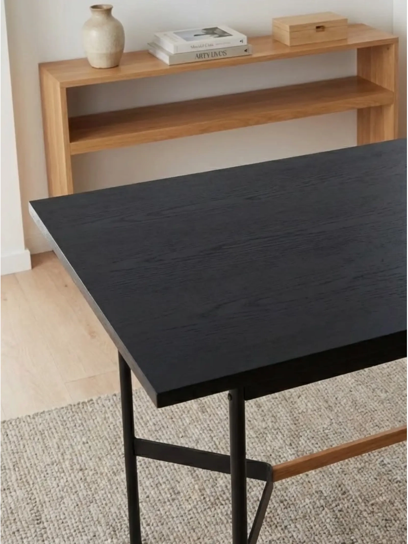 Rectangular oak dining table (140x80) - Blackstorm NEST DREAM - 1