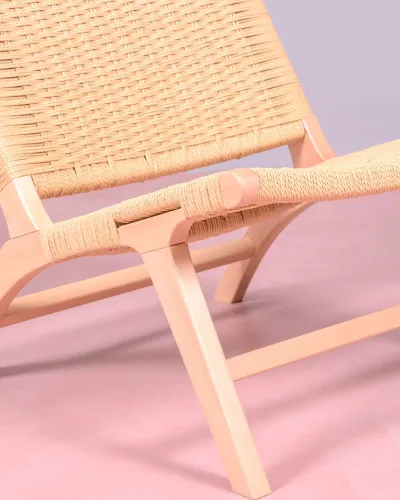 Fauteuil scandinave en bois de hêtre | Livraison et retour gratuits