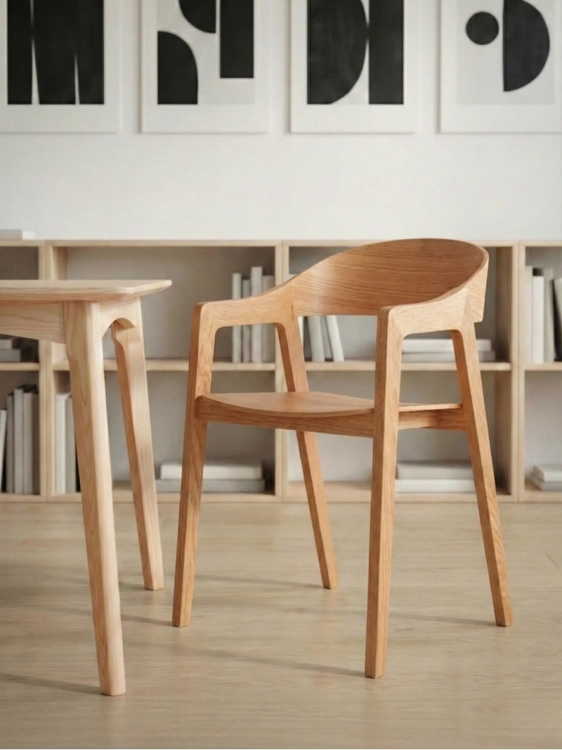 Scaun scandinav din lemn de stejar - Soho NEST DREAM - 1