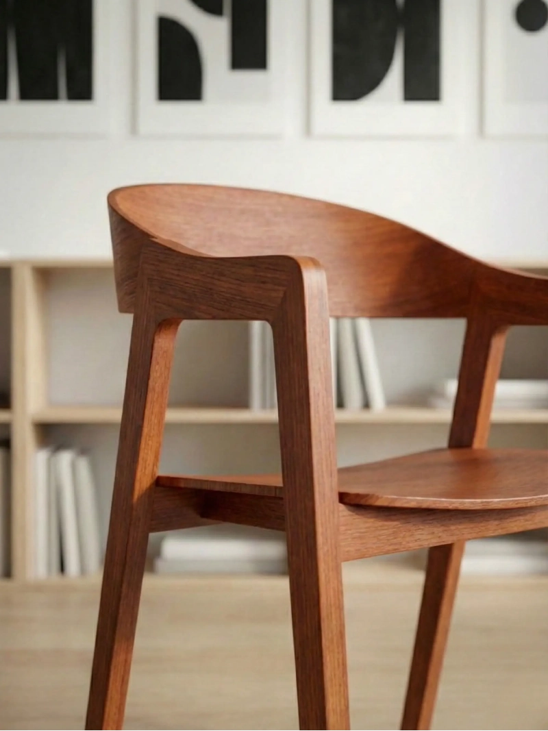 Scandinavian dining chair in oak wood - Soho NEST DREAM - 31