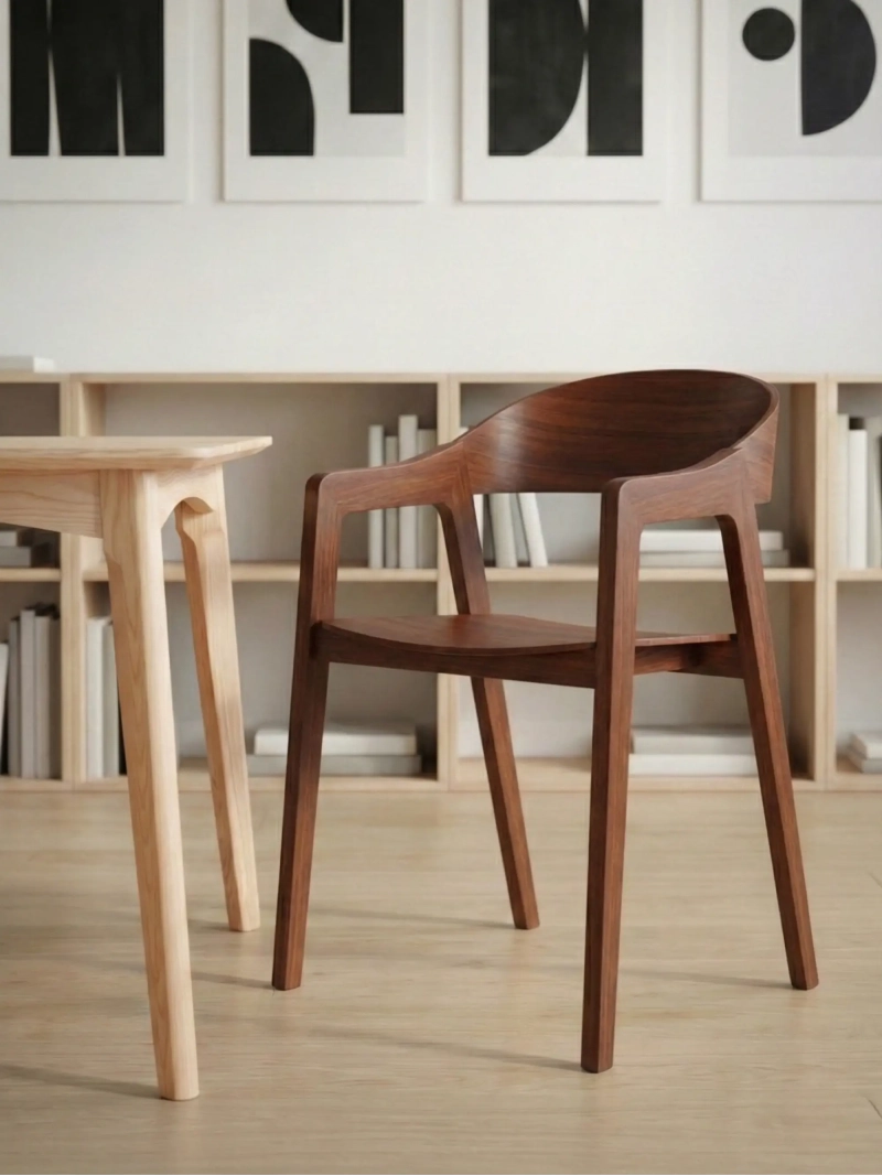 Scandinavische eetkamerstoel in eikenhout - Soho NEST DREAM - 27