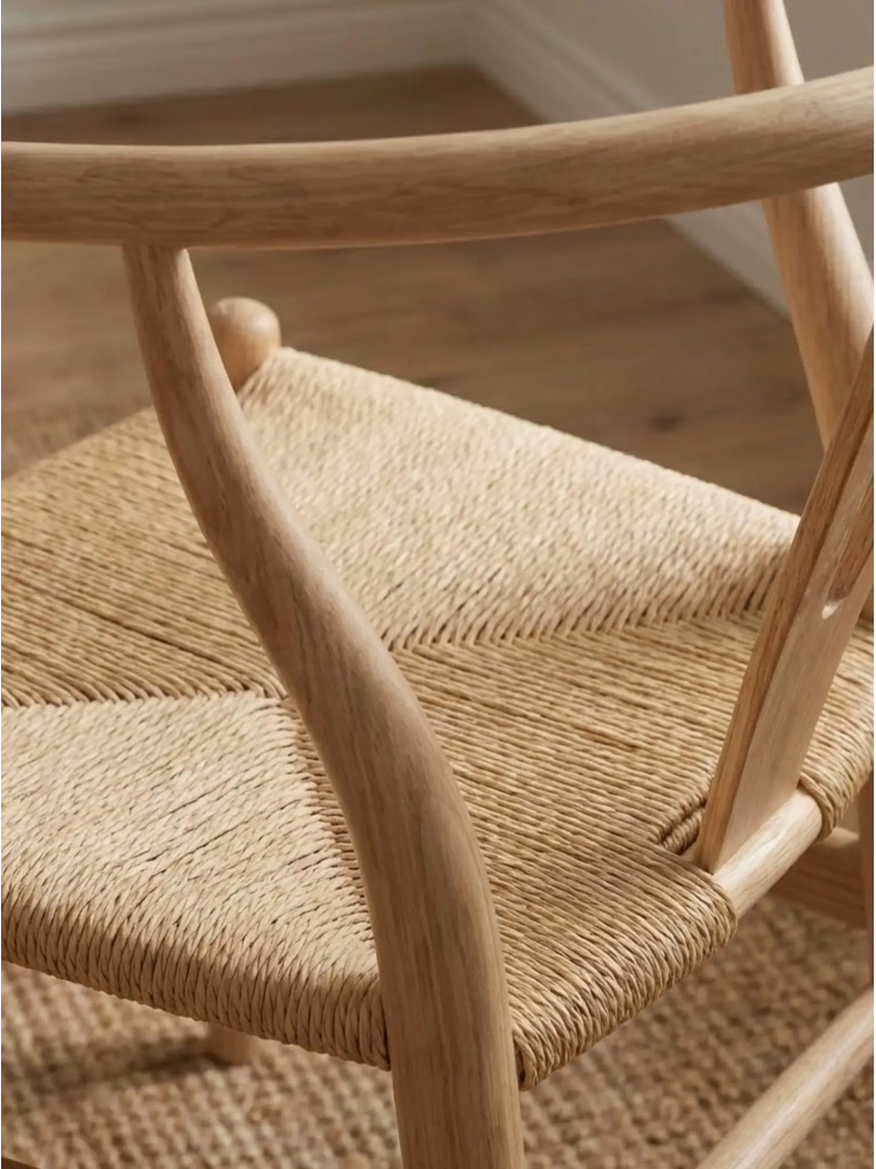 Sedia scandinava in legno di frassino e corda ecologica - Wish NEST DREAM - 4