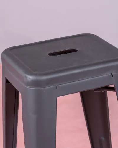 Tabouret empilable en acier métal (68cm) | Magasin de meubles Nest Dream