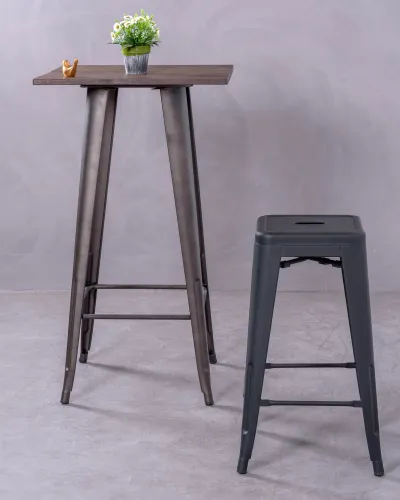 Stackable metal steel stool (68cm) | Nest Dream Furniture Store