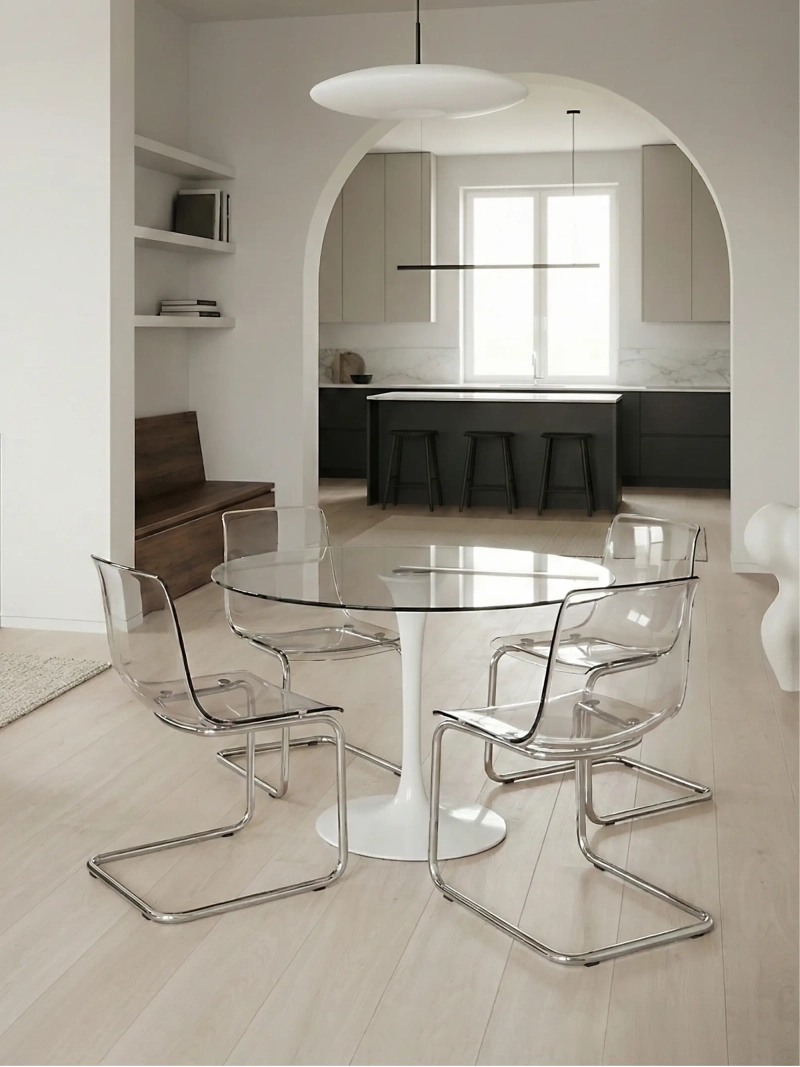Designstol med transparent sits - Dresden NEST DREAM - 1