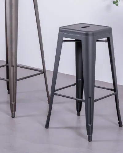 Metal stool in lacquered steel (76cm) | Nest Dream Furniture Store