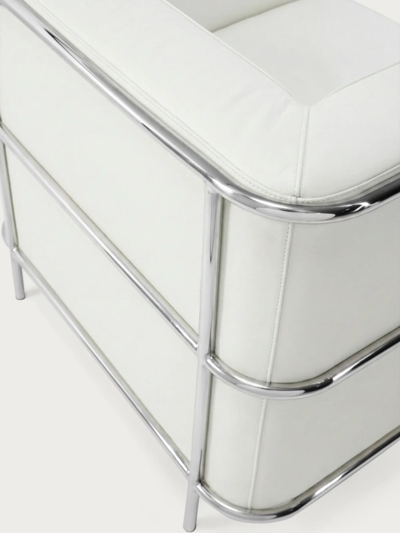 Designové křeslo Cubic v italské kůži - Torino NEST DREAM - 14