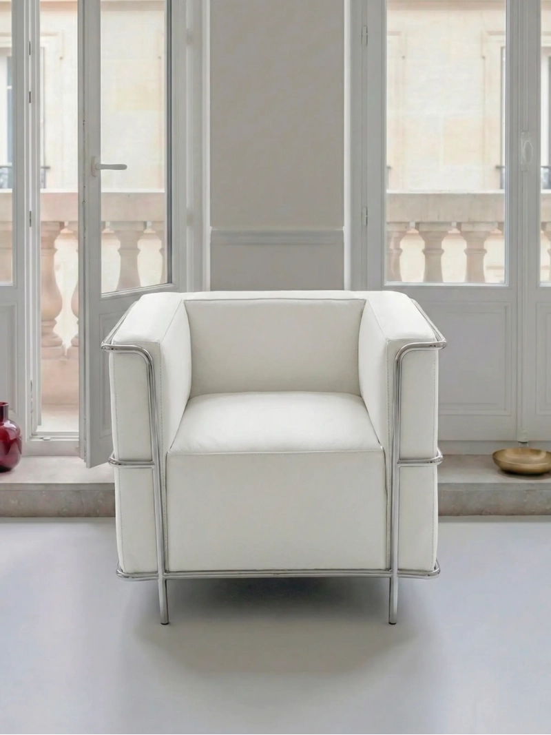 Sillón de diseño cúbico en piel italiana - Torino NEST DREAM - 14