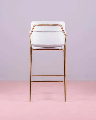 Cruiser design stool upholstered in velvet | Nest Dream