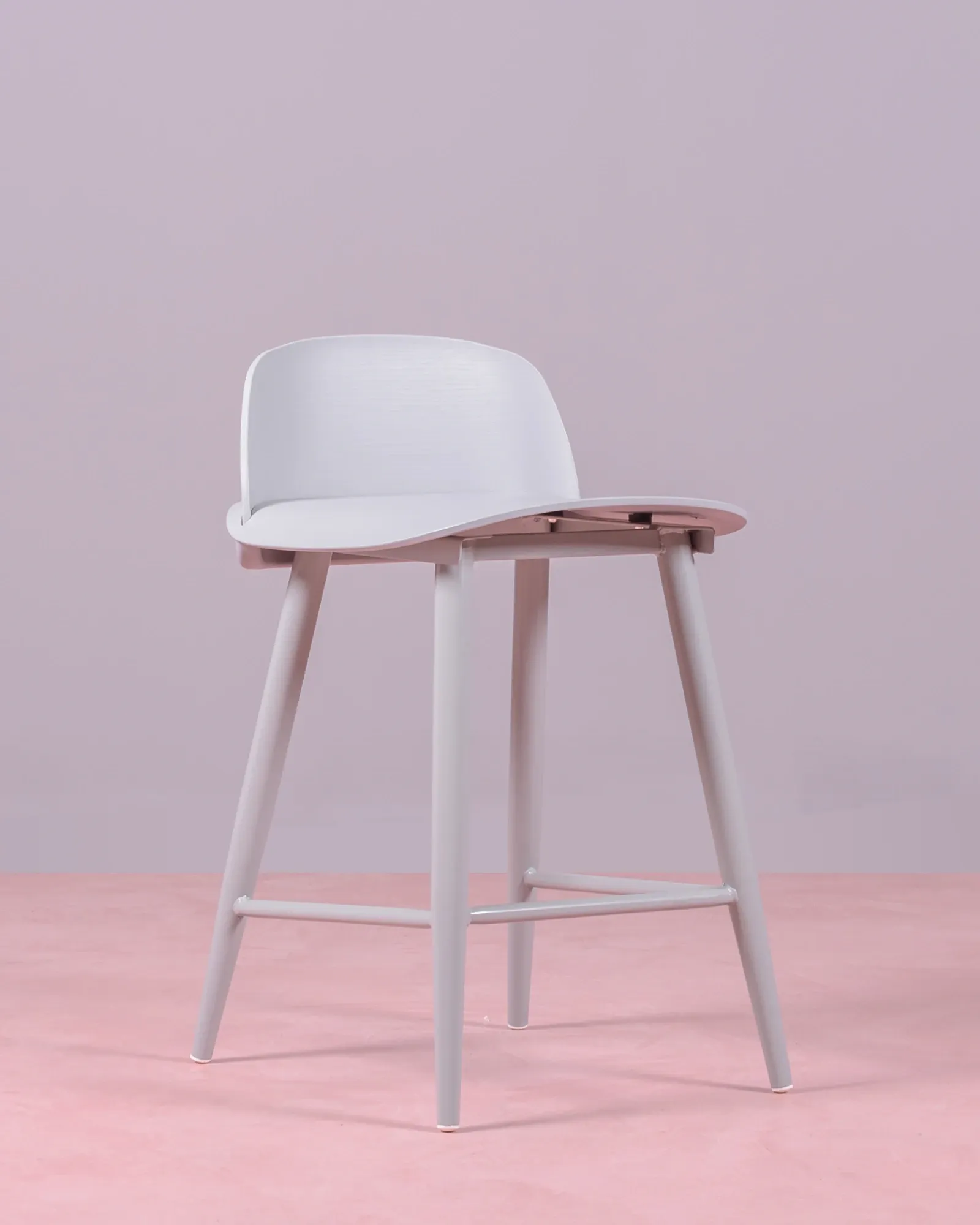 Nordic Paris stool with backrest | Nest Dream Furniture Store