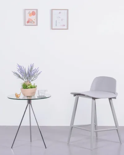 Nordic Paris stool with backrest | Nest Dream Furniture Store