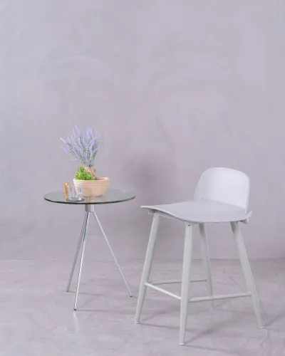 Nordic Paris stool with backrest | Nest Dream Furniture Store