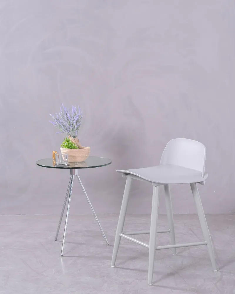 Nordic Paris stool with backrest | Nest Dream Furniture Store