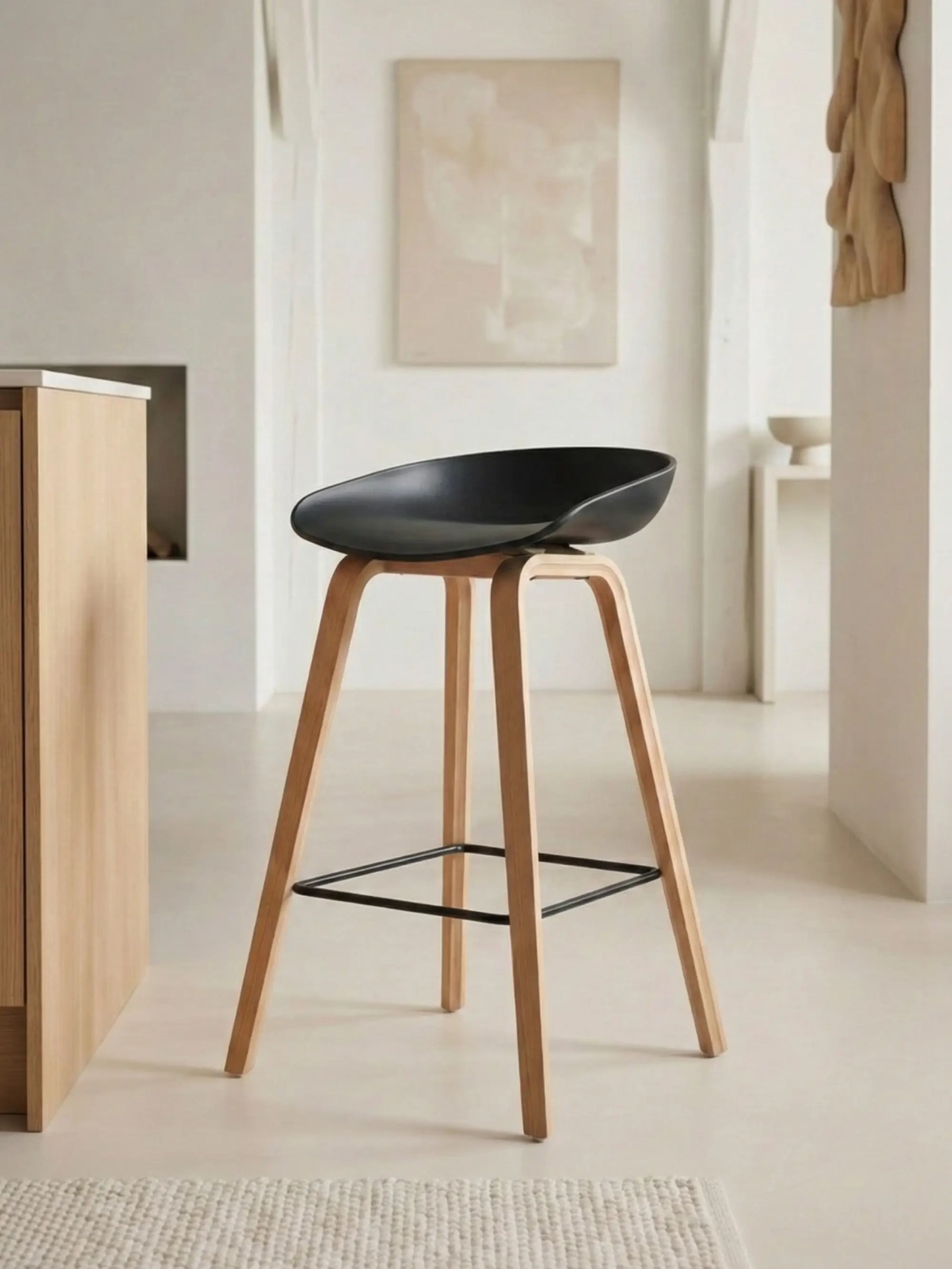 stool comforter with beech wood legs (63cm) - Daxer NEST DREAM - 8