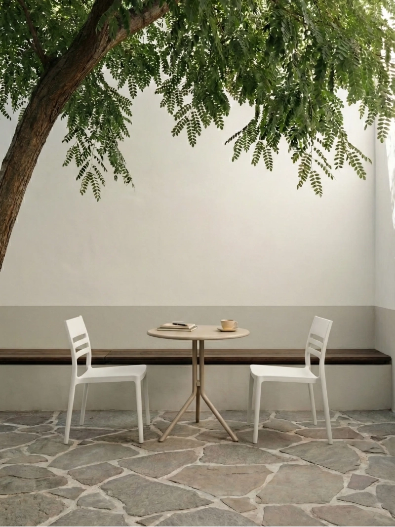 Stackable dining chair - Creta NEST DREAM - 12