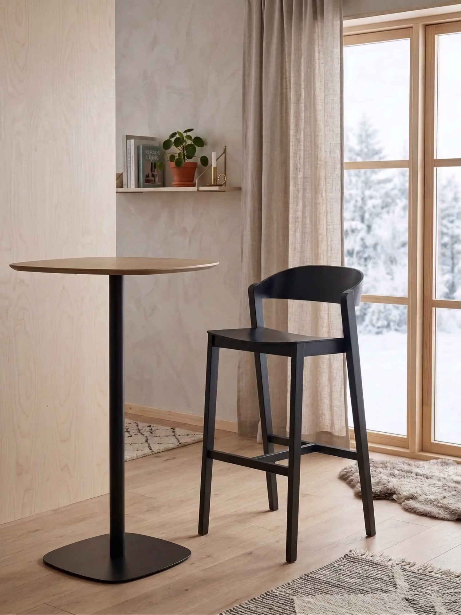 hocker Skandinavisch hoch in Eiche und Walnuss - Soho NEST DREAM - 12