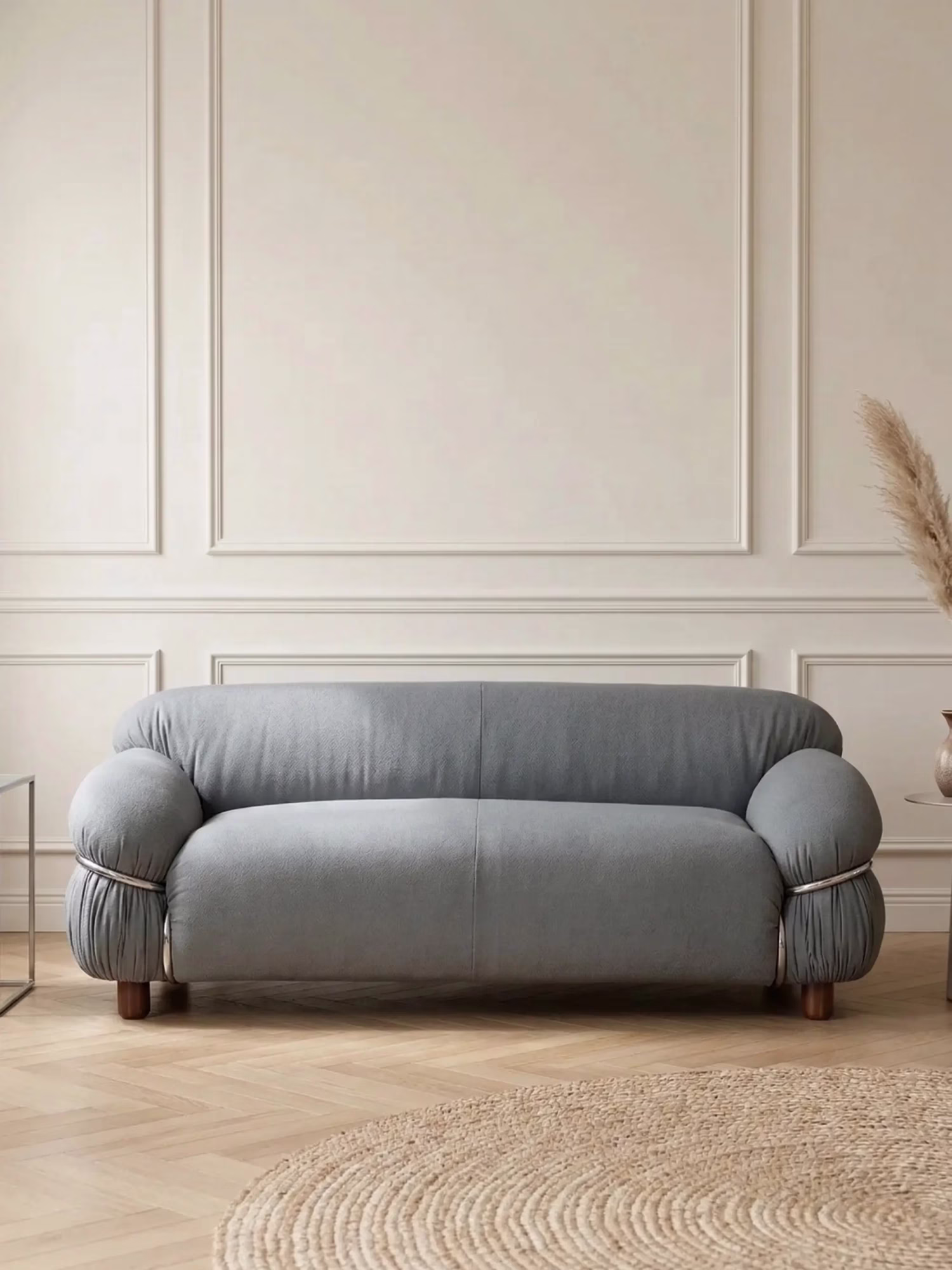 Zweisitzer-Sofa, gepolstert mit Sherpa-Stoff - Olympia NEST DREAM - 1
